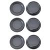 ATAK PENTAX K Mount Compatible K Rear Caps Body Caps Total of 6 with PENTAX K Caps/Lens (3 Pieces) & (3 Pieces) (Compatible Mount)