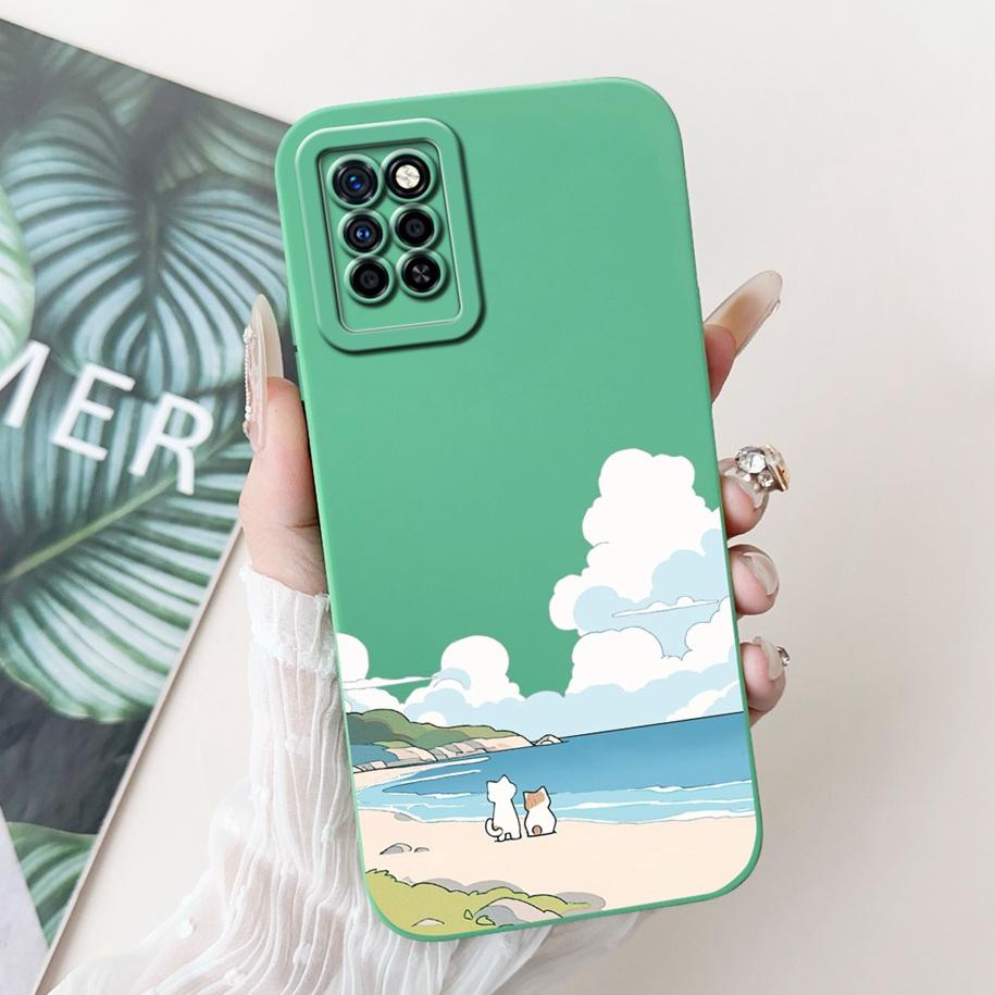 Чехол для Infinix Note 10 Pro X695 X695D Чехол Модный Расписной Мягкий Силиконовый Чехлы для Телефона Для Infinix Note 10 Note10 Pro NFC Funda