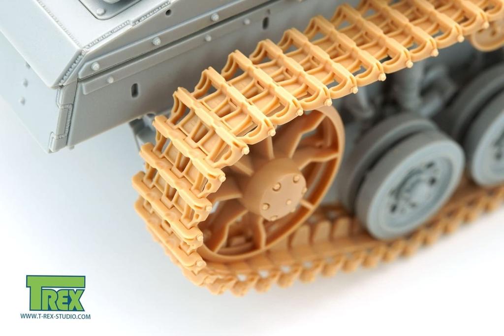 T-Rex Studio 1/35 Гусеницы немецкого танка III/IV типа 6a времен Второй мировой войны, Детали для пластиковой модели TR85024, Отлиты в цвете