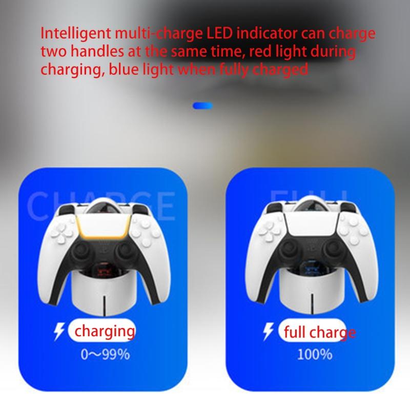 Зарядное устройство для контроллера Shock 5, два часа полной зарядки, больше времени, аксессуары для зарядного устройства