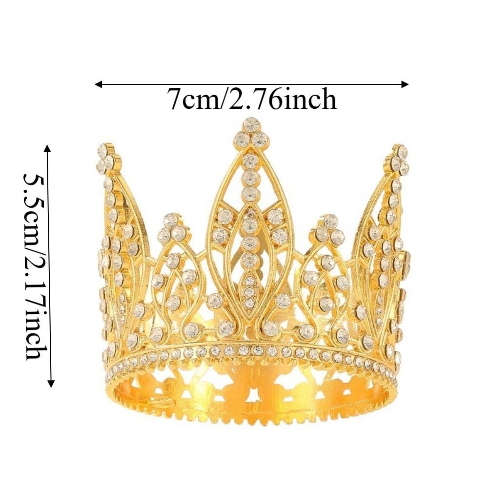 Shiny Queen Tiara Crown Vintage Princess Rhinestone Tiara  Birthday Head Jewelry