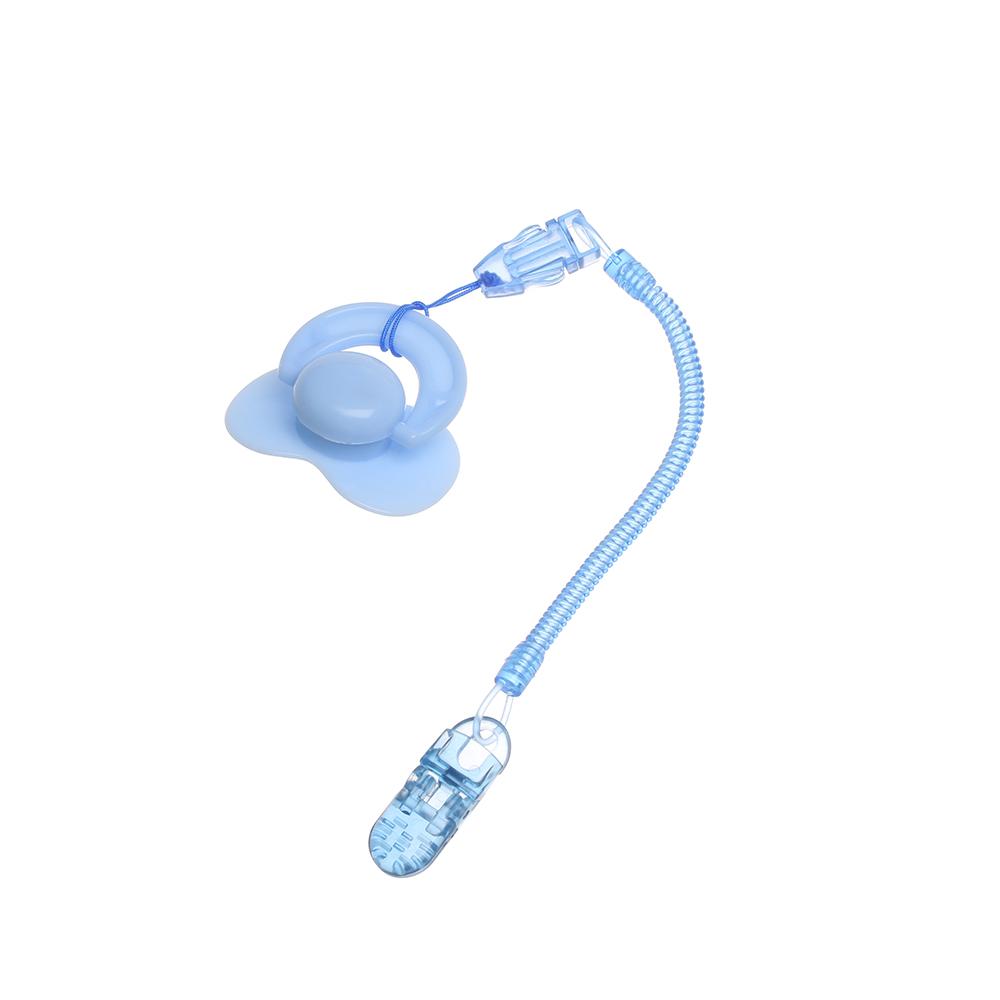 1PC DIY Infant Chew Toy Nipple Strap Dummy Clips Pacifier Chain Baby Teething