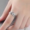 Vintage Infinity Intertwined Cross Knot Finger Ring Women Band Party Jewelry Accessories Gifts
