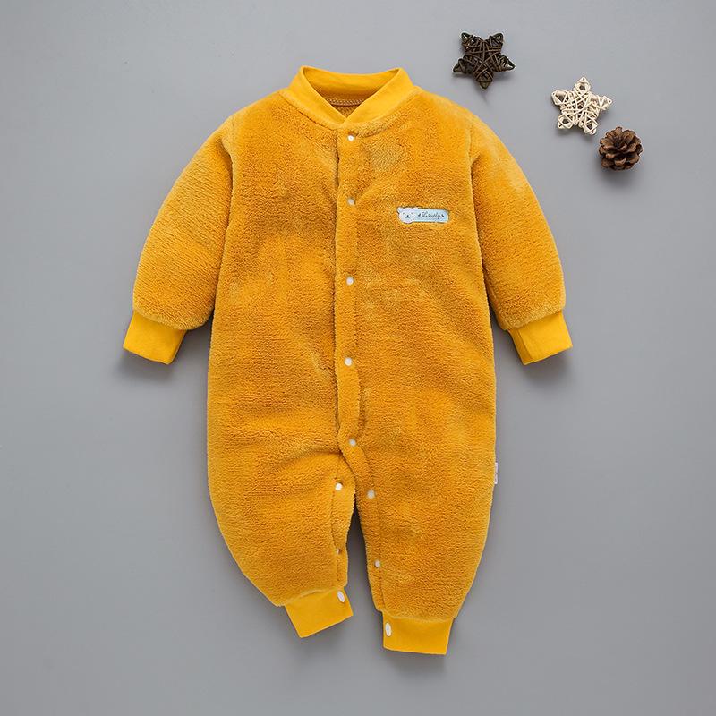 Newborn Long Sleeve Jumpsuit: Cozy Autumn & Winter Romper for Babies
