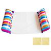 Formemory Adult Water Hammock 70cm X with 2 Sheets of Vinyl Repair Perfect for Summer Beach Water Pool and Includes Air Pump and Patch Stickers