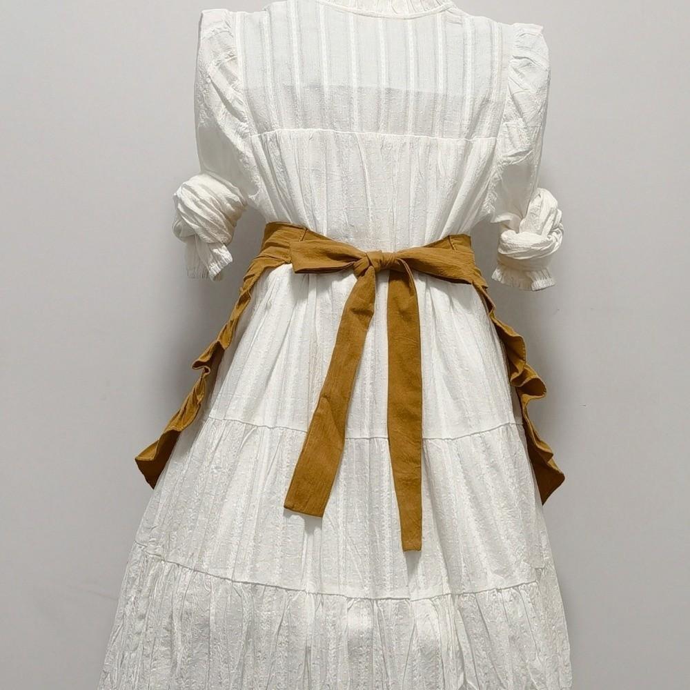 Изысканный поясной фартук Элегантный полуфартук Портативный фартук официанта Ресторан