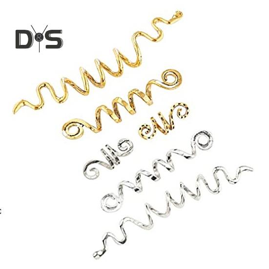 6/28 шт./компл. аксессуары для волос набор женщин сплав косы бусины клипсы простые в использовании аксессуары для волос пиратский косплей волосы инструменты для плетения