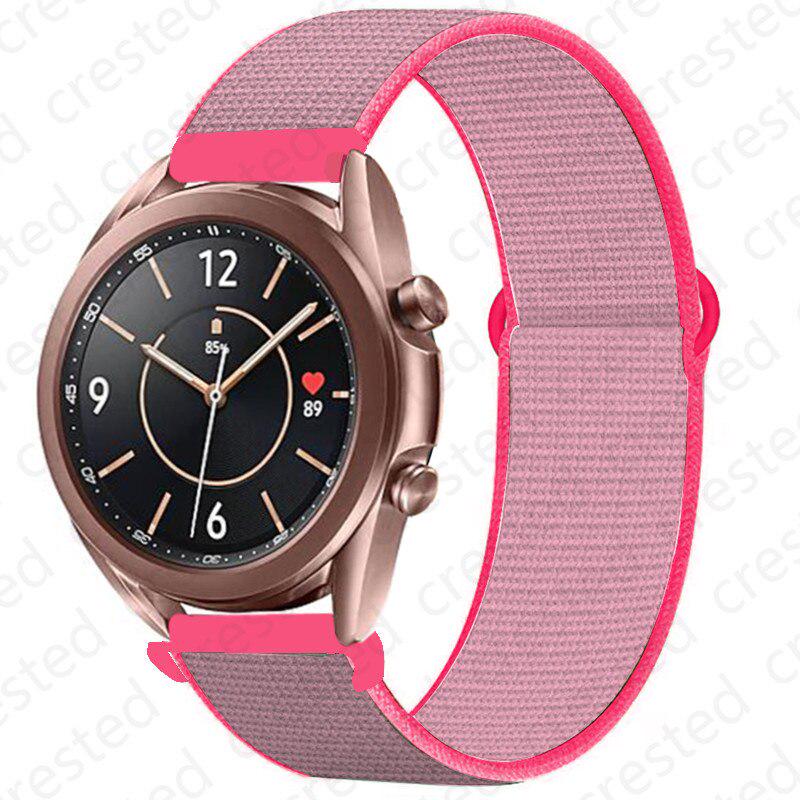 Ремешок 20/22 мм для Galaxy Watch 3/46/42 мм / активный 2 ремешка Samsung Gear S3 Frontier Sport нейлоновый браслет Huawei watch GT 2 41 45 мм