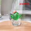 2/3/4PCS Cactus Figurines Ornaments Desktop Craft Car Inner Ornaments Adornment Creative Cute Miniature Plant For Home Decor