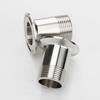 1Pcs 1/4" 3/8" 1/2" 3/4" 1" Pipe Fitting Connector SUS304 Sanitary TriClamp Adapter New Tri Clamp