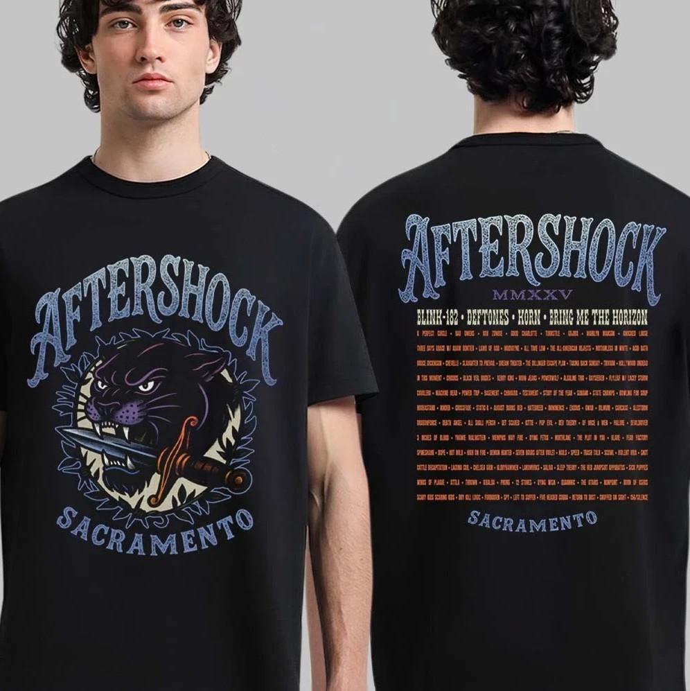 Aftershock Festival 2025 Sacramento California Lineup Concert Unisex TShirt Unisex T-Shirt