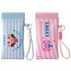 2Pcs Waterproof PU Leather Glasses Bag Cartoon Sunglasses Protective Cover Cosmetic Bag  Travel