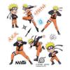 Водонепроницаемые многоразовые наклейки Naruto Акацуки и Какаши - Оригинальный товар