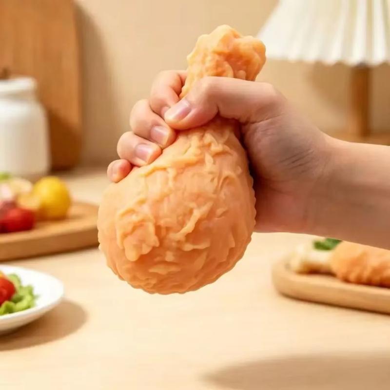 Новая игрушка-антистресс «Большая жареная куриная ножка», креативная, очень большая, изгибаемая, с текучей массой, для снятия стресса