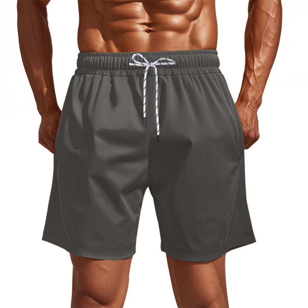 Men's American Casual Beach Sports 5 Minute Pants Fitness Jogging Quick Dry Stretch Shorts
