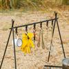 5Pcs Moveable S-Shaped Hanger Camping Hanging Hook Lamp Holder Clothes Storage Hook Portable Tableware Pan Holder