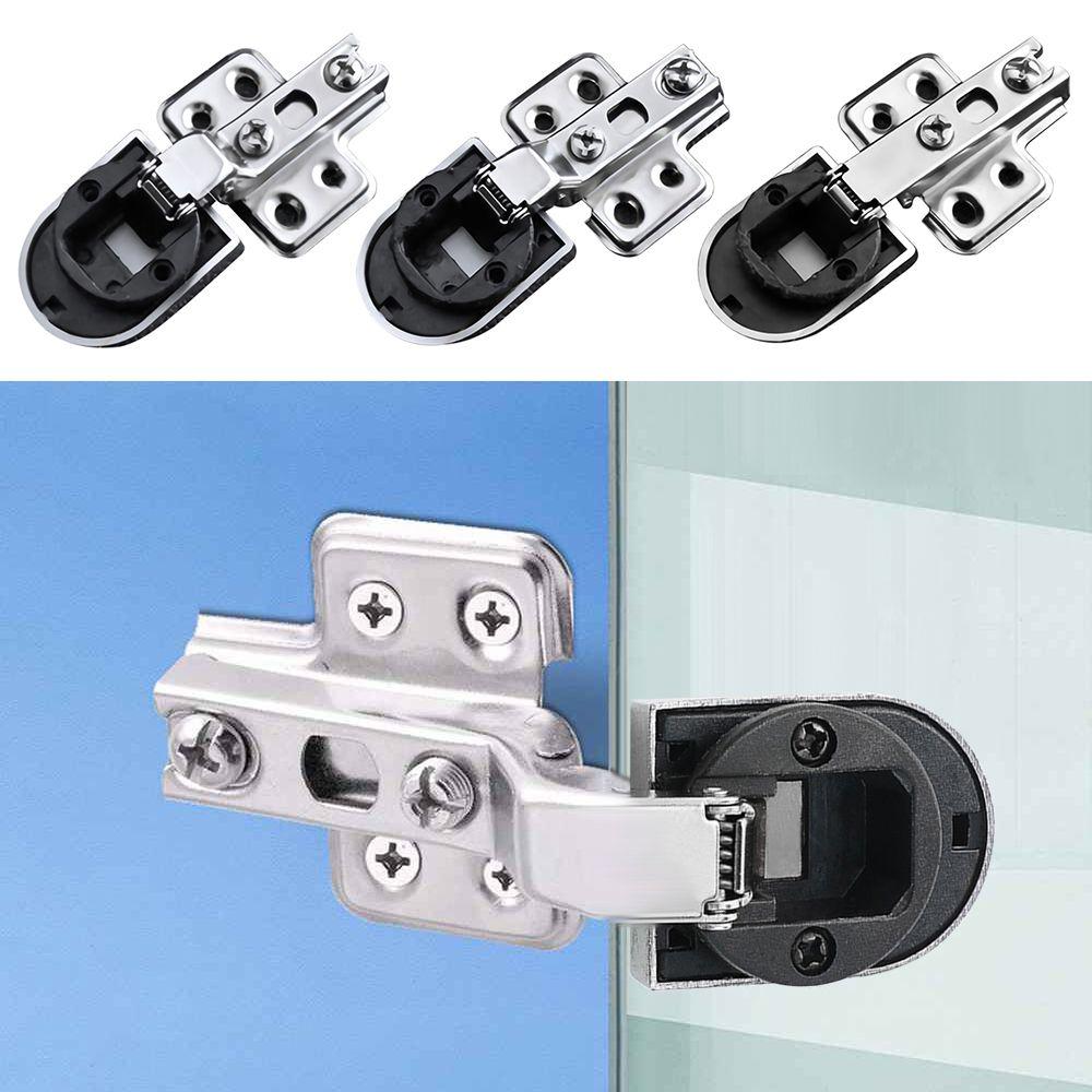 No Hole Hardware Window Accessories Glass Door Hinge Cabinet Hinge Clip Furniture Supplies