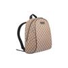 Gucci Vintage Logo Fabric And Leather Backpack Unisex Backpacks Ebony Brown 449906-KY9NN-9873
