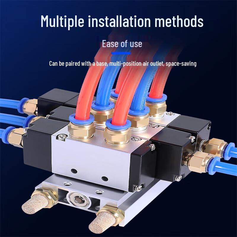 Taiyouyuan 2/3-Position 5-Way Pneumatic Air Control Valve 4A210-08