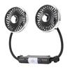 USB Вентилятор для автомобиля Мощный 3 скорости Двойная головка Гибкая ножка Вентилятор для охлаждения автомобиля Вращающийся на 360 градусов DC 5V Автомобильный