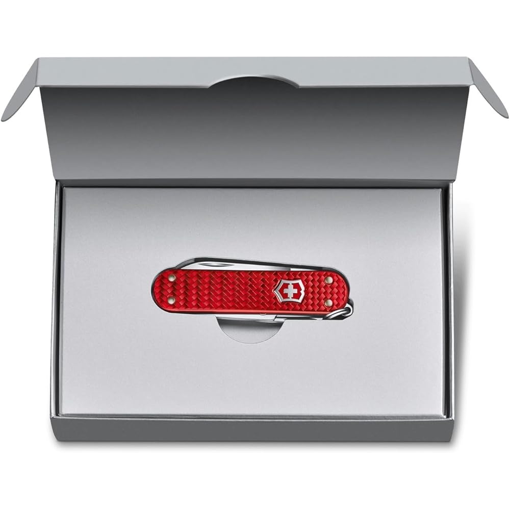 Victorinox Classic Alox Collection Швейцарский армейский нож Iconic Red 5 функций Компактный Легкий Мультитул
