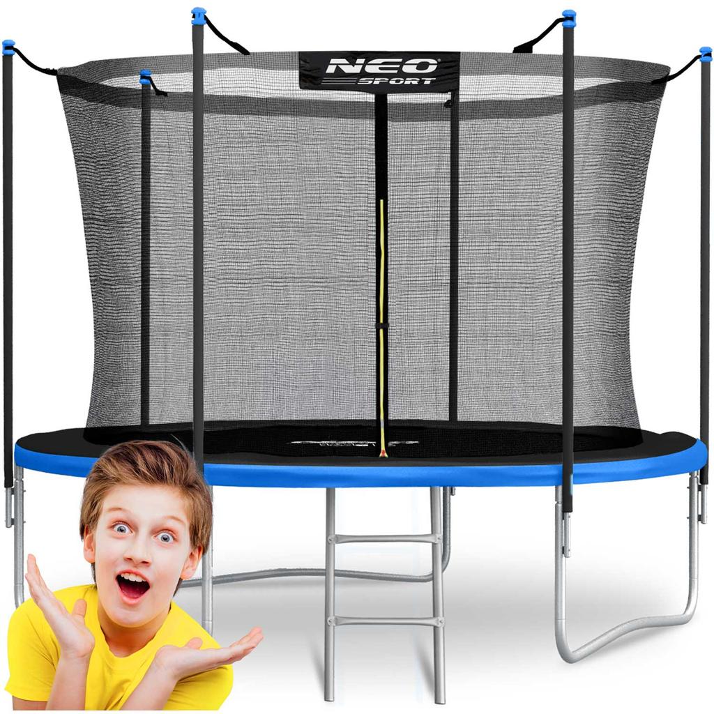 Garden Trampoline 8Ft/ With Inner Net And Ladder Neo-Sport