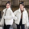 2025 Short Cotton Jacket Women's Winter New Korean Fashionable Bread Jacket Versatile Padded Jacket Thickened Cotton Jacket