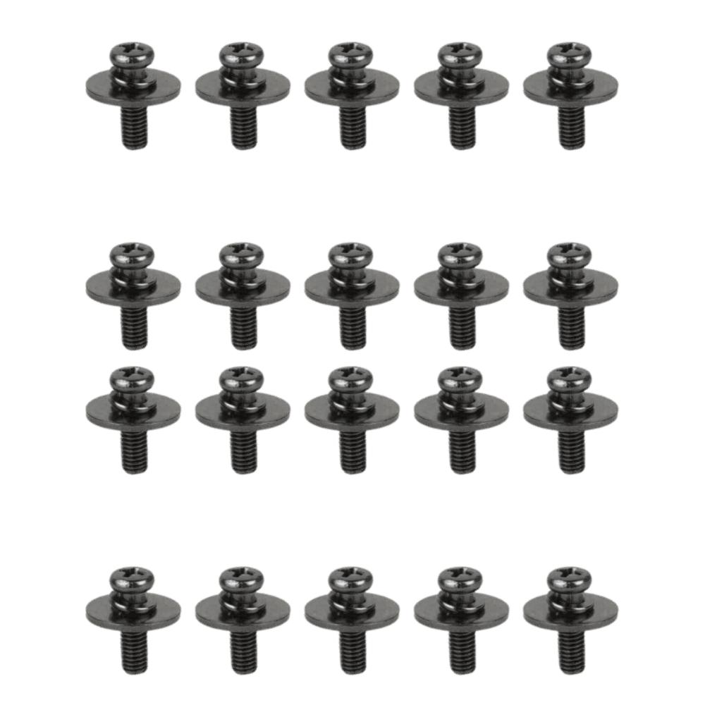 20PCS Metal Material Drum Kit Claw Hook Black Snare Drum Screw Drum Set Maintenance