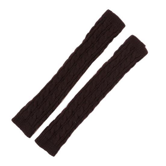 Рукава с отверстием для большого пальца, красивые, плотные, сохраняющие тепло, зимние женские длинные перчатки, варежки