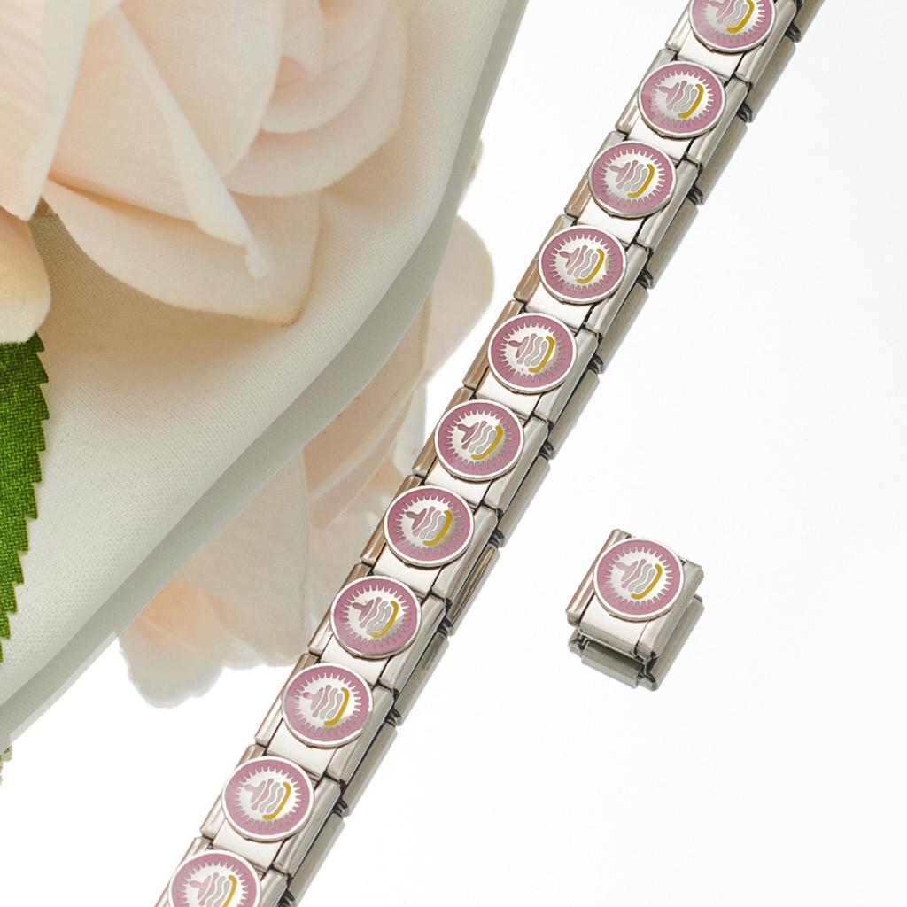 10 шт. Горячий креативный сращивающийся браслет своими руками, мужской браслет из нержавеющей стали, женский браслет, модный браслет