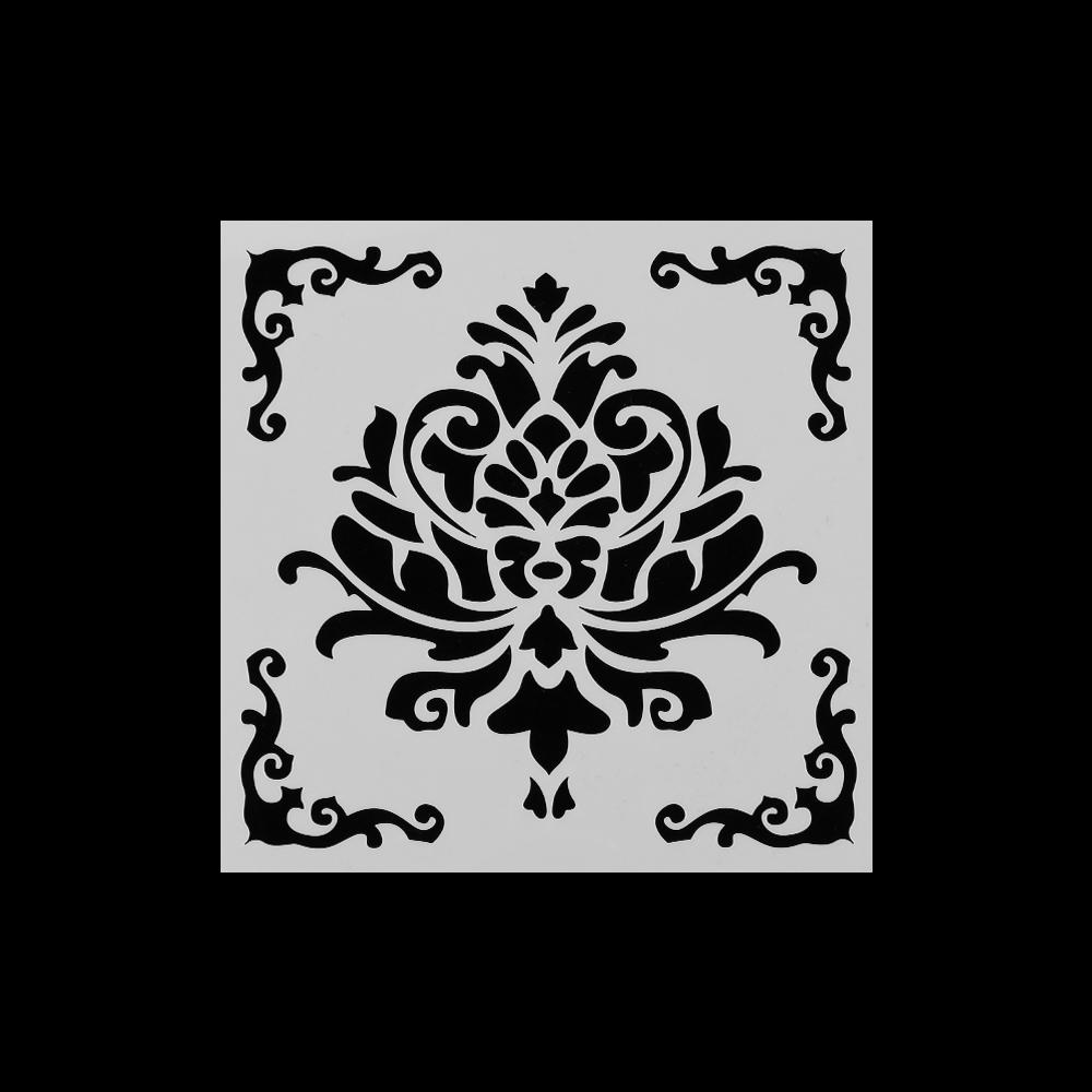 DIY полый набор трафаретов Мандалы для изготовления мебели, карта для рисования, доска для рисования, шаблон для рисования