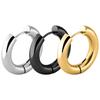 2pc Stainless Steel Small Hoop Earrings Punk Hip Hop Circle Round Huggie Hoop Earrings for Women Men Ear Ring Ear Bone Buckle