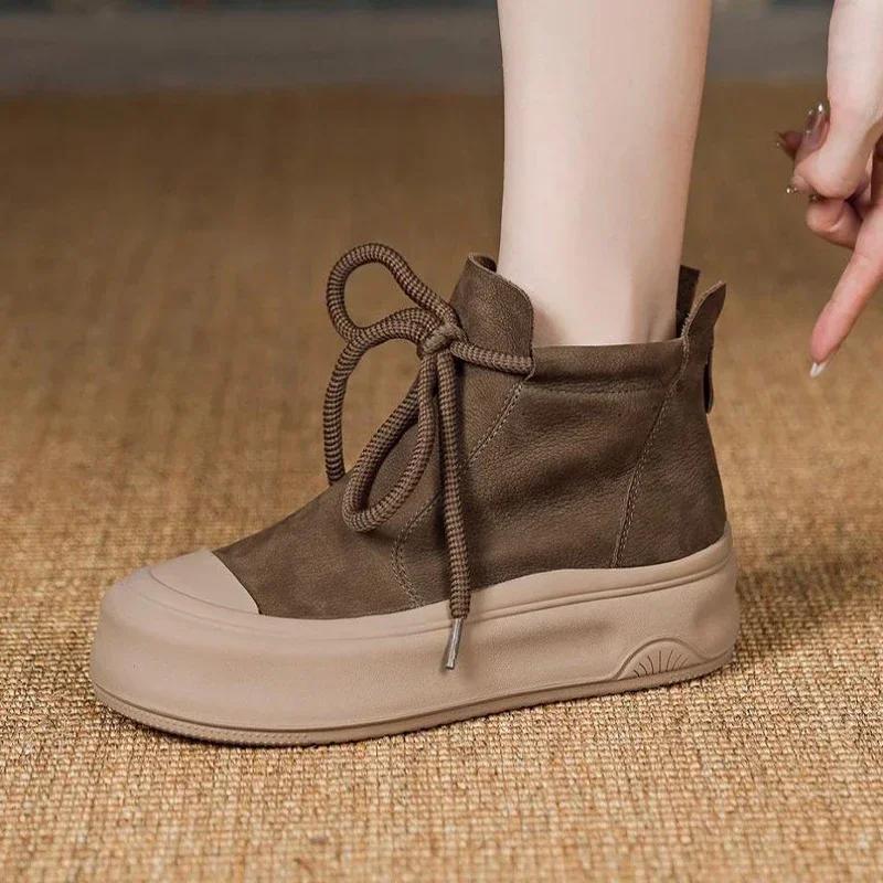 Модные ботильоны женские туфли на плоской подошве кроссовки на платформе повседневная спортивная обувь женская 2024 тренд осень готика новый снежный челси ботинки женские туфли