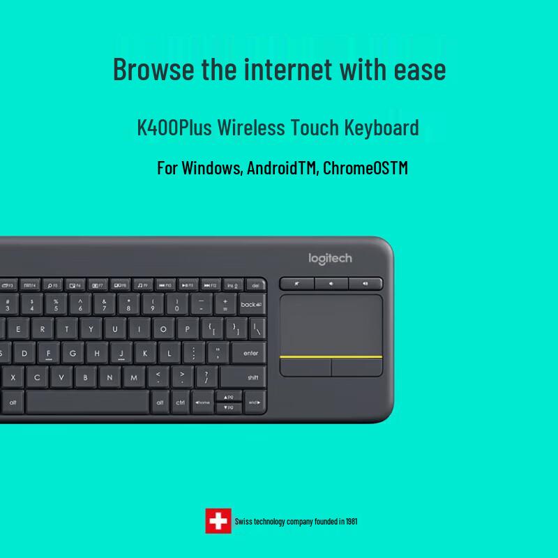 Беспроводная сенсорная клавиатура Logitech K400 Plus