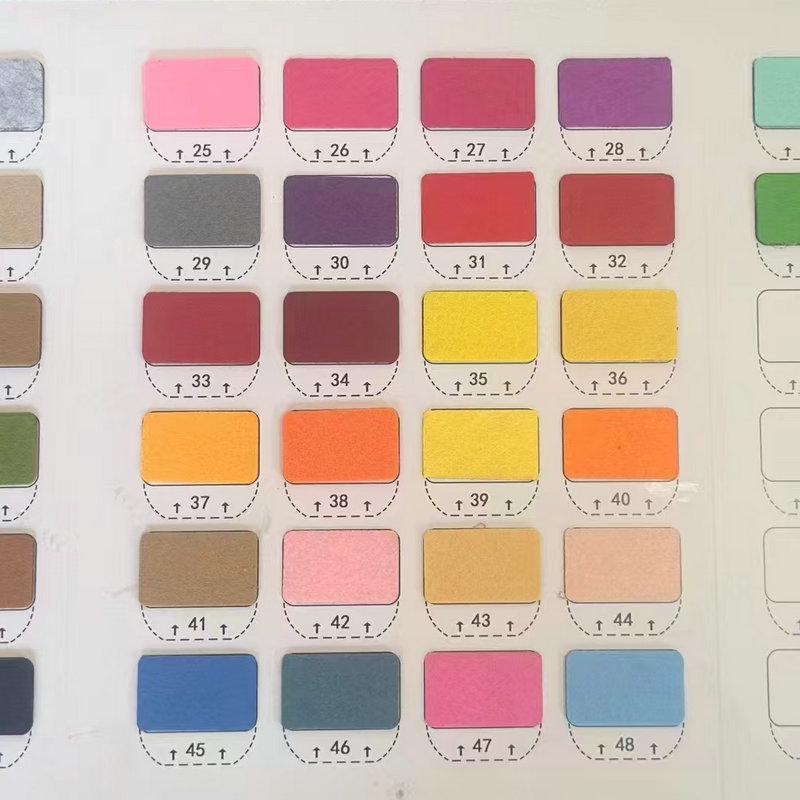 Self-Adhesive Multicolored Cuttable Felt Fabric, 1-3mm, Non-Woven for DIY and Decoration