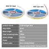 Светодиодная лента COB 12 В 24 В, 320 светодиодов/м, гибкая лента высокой плотности, 8 мм, FOB, лента, 5 м, 10 м, RA90, теплая природа, холодная белая линейная лента