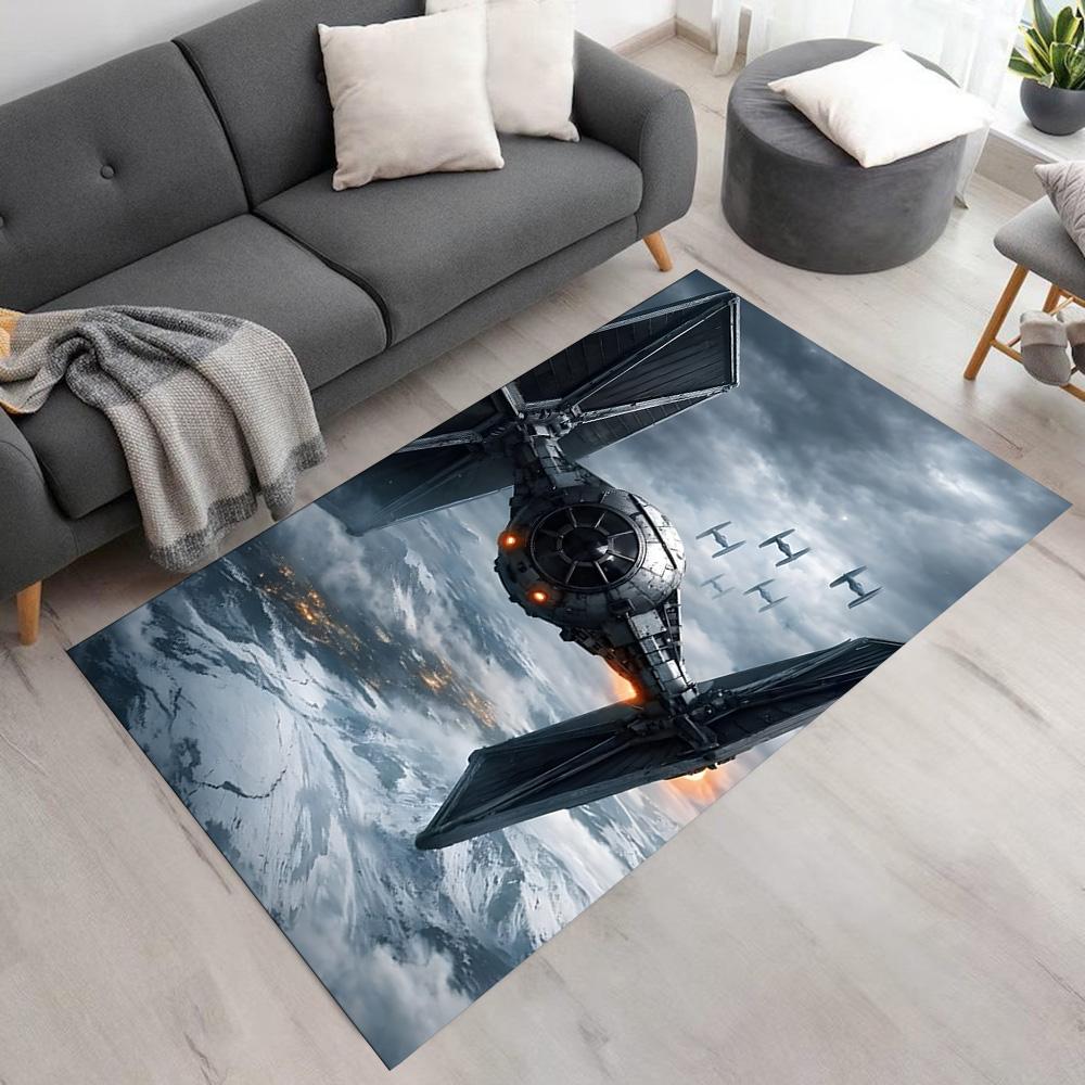 Star Wars Floor Rug Office Rug Suitable for Bedrooms Playrooms Decorate room Living Rooms Anti-slip Rug Office home decor Best for Christmas