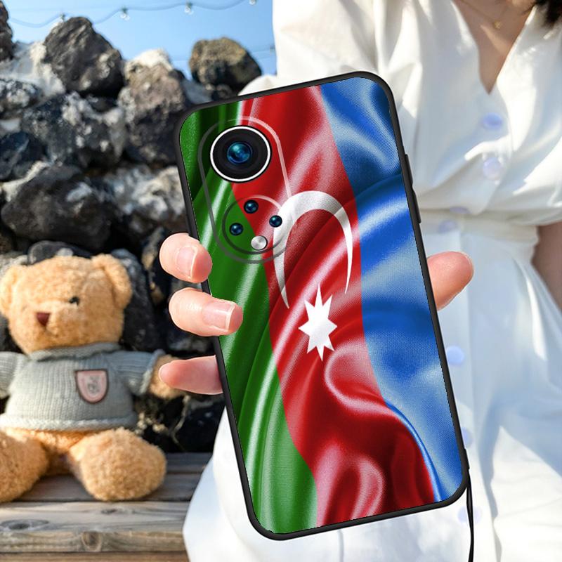 Azerbaijan Flag Phone Case For Honor 90 Lite 50 70 Magic 5 6 Pro X6 X7 X8 X9 X6a X7a X8a X9a X9b X8b Cover