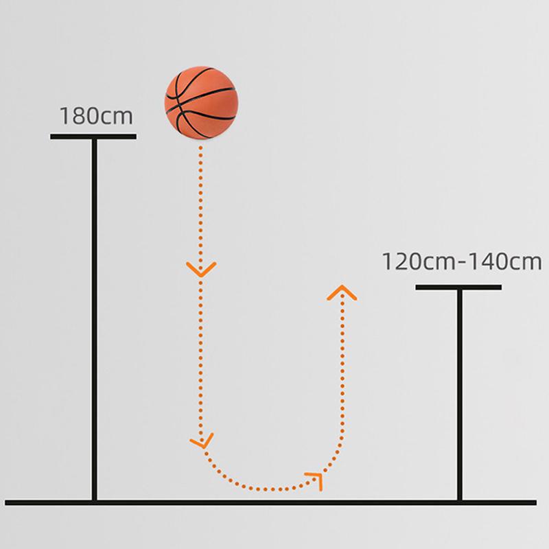 Ультра-высокоэластичный мини-резиновый баскетбольный декомпрессионный полый эластичный мяч-игрушка