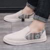 Fashion Men Shoes 2025 Summer Loafers Man New Fashion Comfortable Lightweight Footwear Soft Men Casual Vulcanized Canvas Shoe Zapatillas