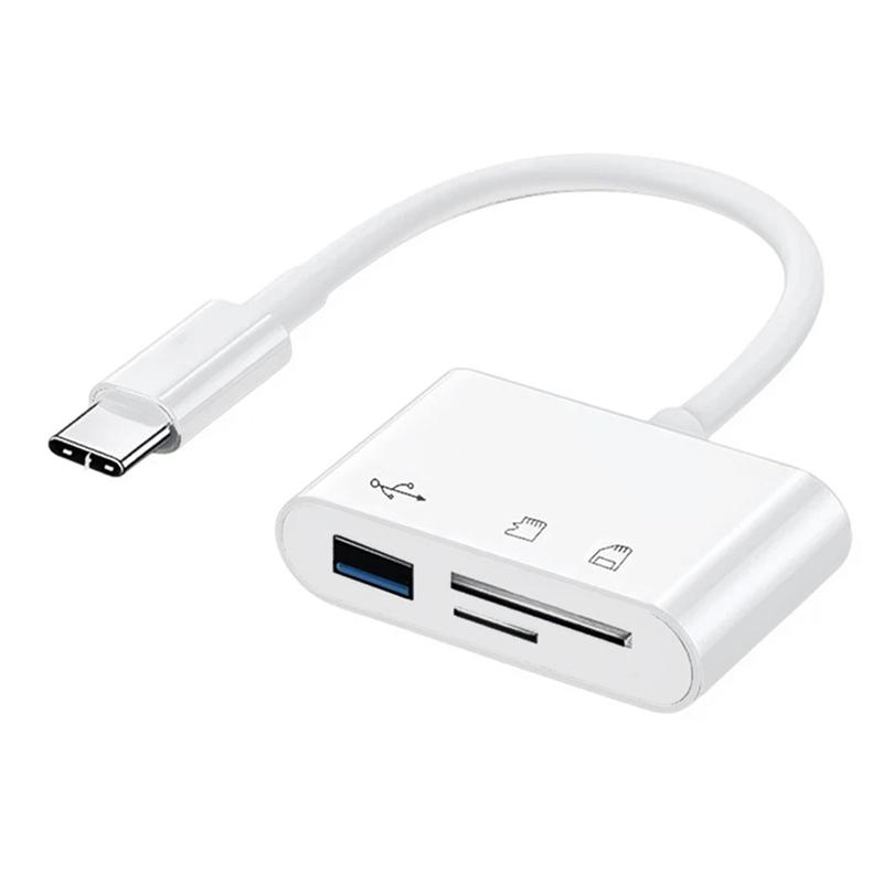 Multi Port Hub 3 In1 Converter Type-c To USB C A OTG Adapter TF SD Micro Memory Card Reader for Samsung Android Laptop