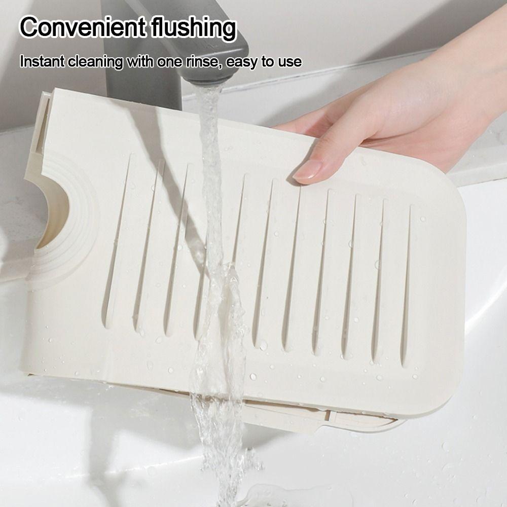 Силиконовая накладка на смеситель, брызговик за смесителем, складной дренажный коврик