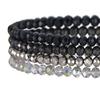4Pcs/Set Beach Bracelet Fine Workmanship Non-Fading Stacked Bracelet Faux Crystal Versatile Bracelet for Daily Wear