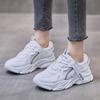 Модные женские кроссовки осень 2024 года, женская спортивная обувь для бега на открытом воздухе, модные сетчатые дышащие белые туфли на платформе Tenis Feminino