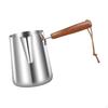 Turkish Coffee Pot Kettle Stainless Steel Frothing Pitcher for Kitchen Household
