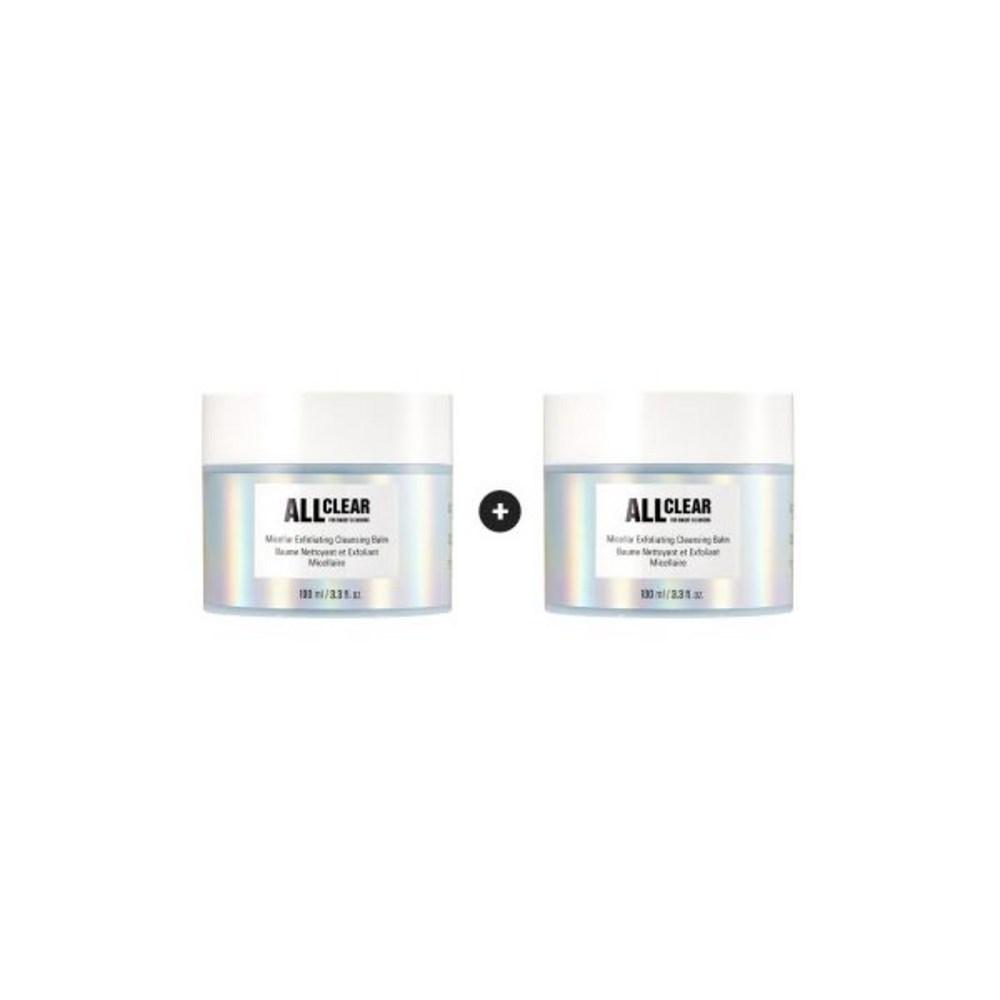 1+1 The Face Shop All Clear Мицеллярный очищающий пилинг-бальзам 100 мл, 2 шт.