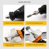 Chainsaw Sharpening Kit Rotary Sharpener Tool Chain Machine Head Saw Chains Blade Guide Drill Adapt Electric Grinder Polishing Attachment Set