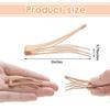 24 Pieces Double Grip Hair Clips Metal Snap Hair Clips Women Hair Barrettes for Hair Making, Salon Supplies (Cream)