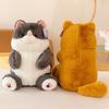 Cat Fat Animal Stuffed Plush Toy Cartoon Orange Gray Doll Children Birthday Gift