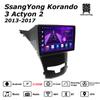 Автомобильная магнитола Android Car-Play для SsangYong Korando 3 Actyon 2 2013-2017 Мультимедийный плеер Головное устройство Стерео Навигация GPS BT WIFI, 8 ЯДЕР ,2+32ГБ